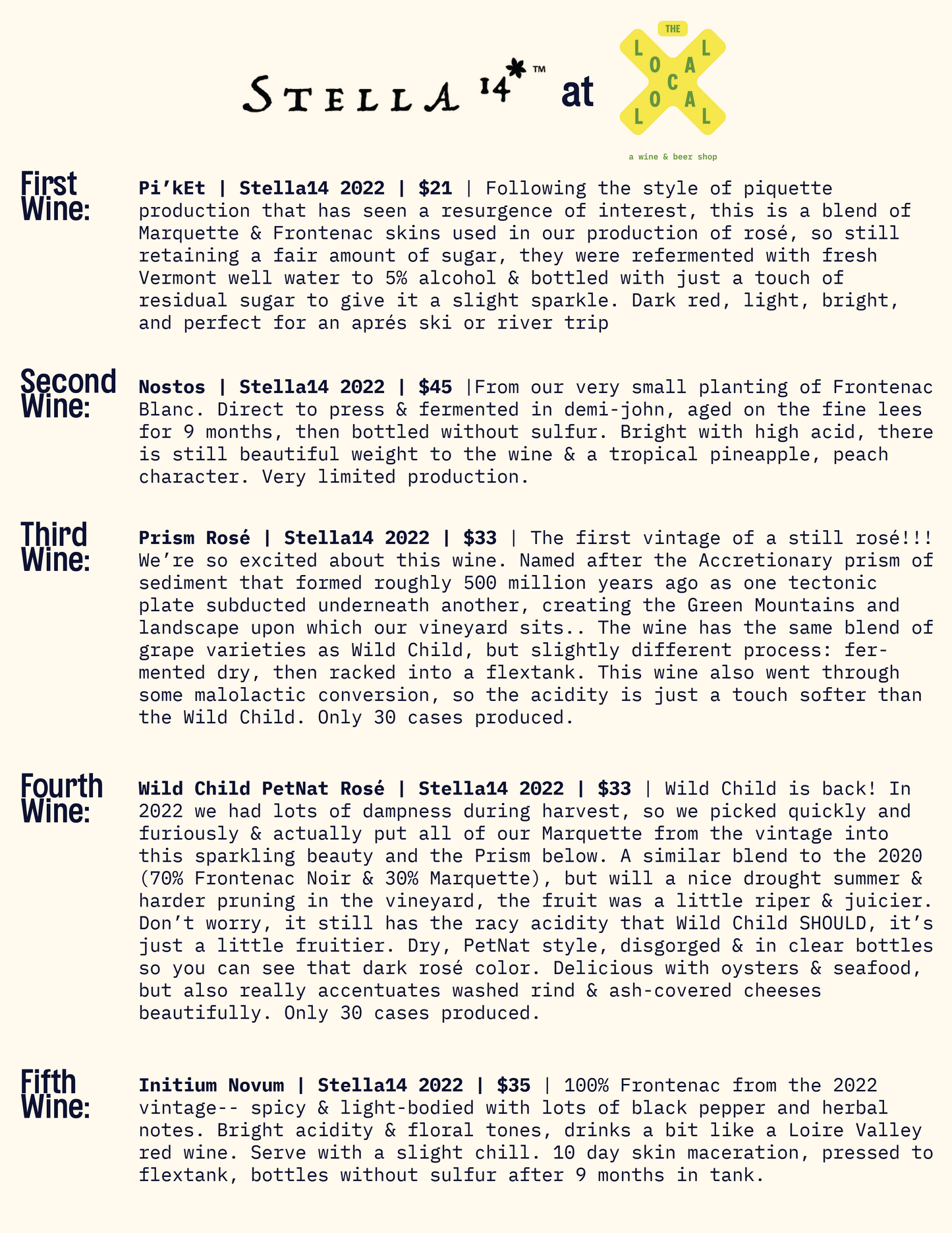 Meet The Winemaker: Master Sommelier David Keck of Stella14 Wines - 6pm-7:30pm - 1/29/24
