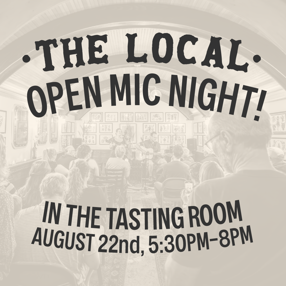 Open Mic Night - 5:30pm-8:00pm - 8/22/24