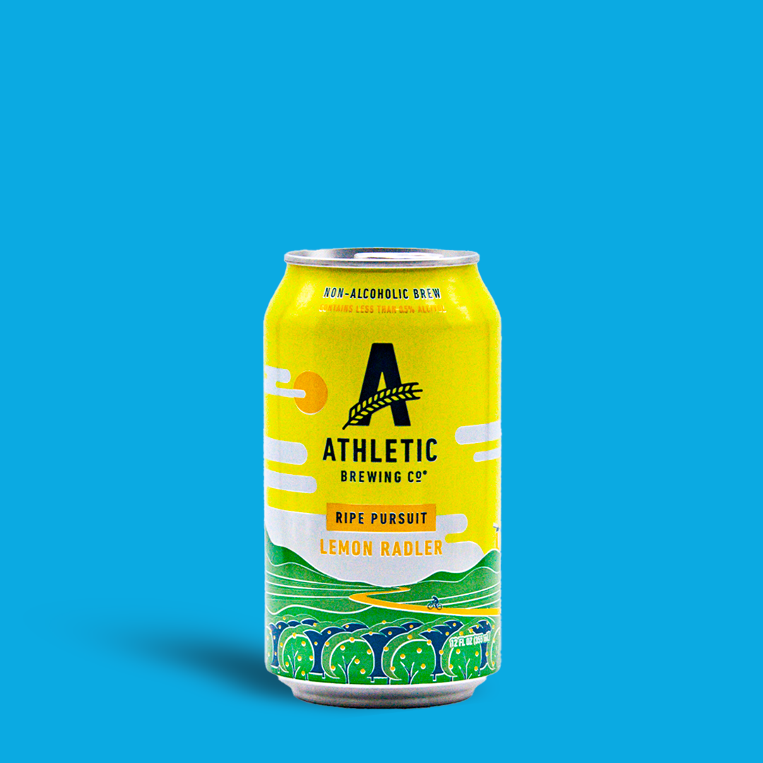 Ripe Pursuit Non-Alcoholic Lemon Radler - Athletic Brewing Co.