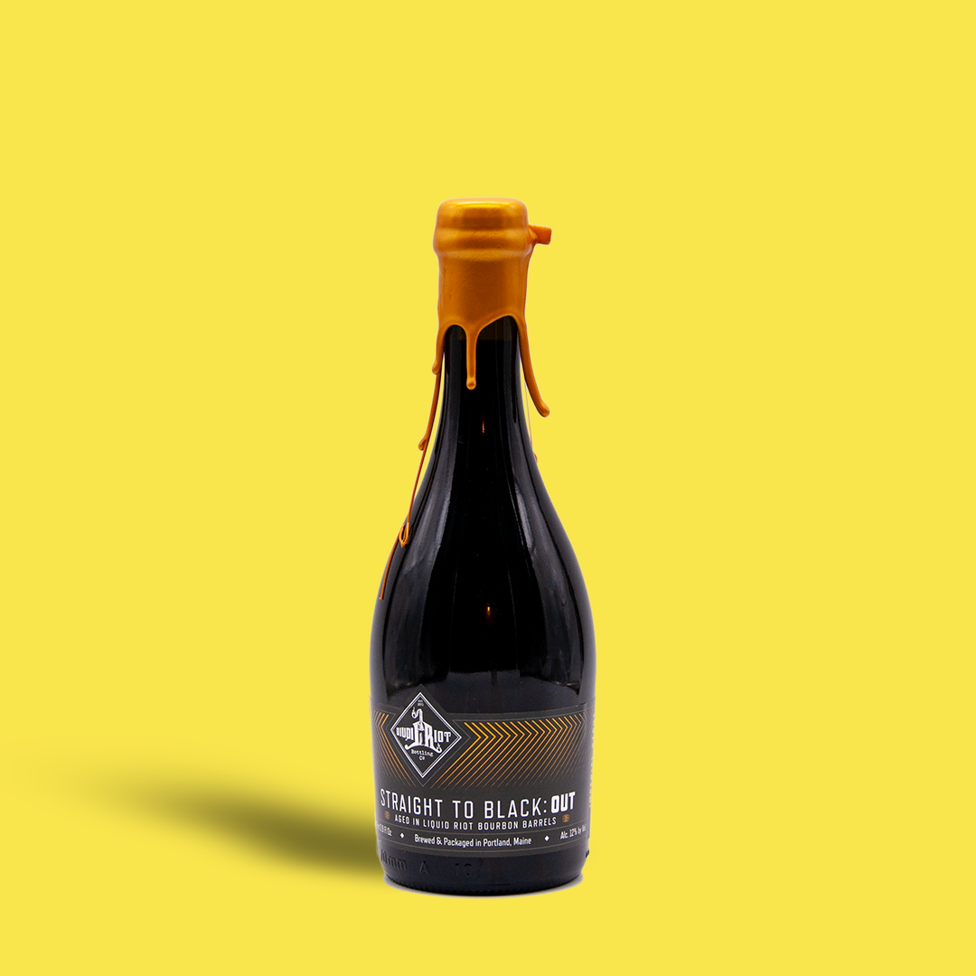 Straight To Black: Out (Aged in Liquid Riot Bourbon Barrels) - Liquid Riot