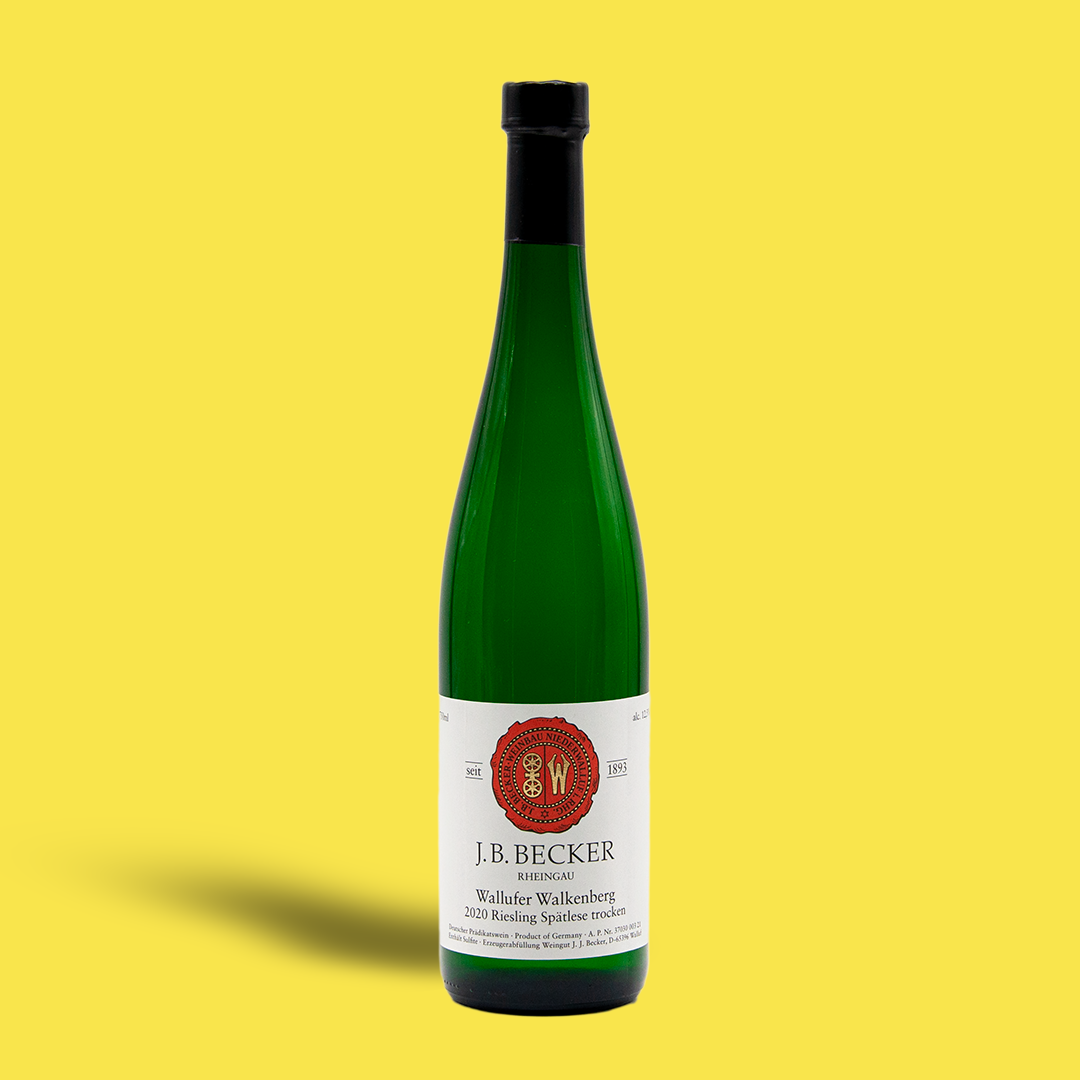 Riesling Wallufer Walkenburg Spätlese trocken - J.B. Becker 2020