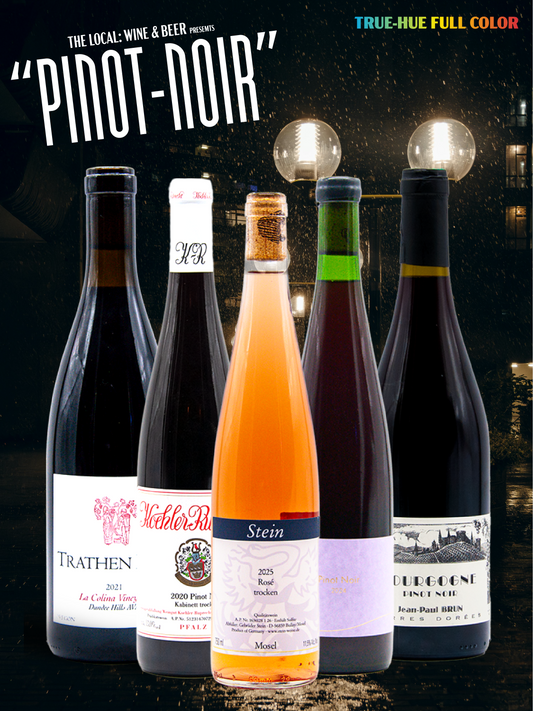 “there is more to life than pinot noir, but not much more!” -- our free tastings this weekend features all pinot noir from all over the world!