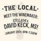 Meet The Winemaker: Master Sommelier David Keck of Stella14 Wines - 6pm-7:30pm - 1/29/24