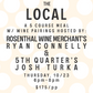 A 5 Course Dinner w/ Wine Pairings Hosted By: 5th Quarter & Rosenthal Wine Merchants - 6pm-8pm - 10/23/25