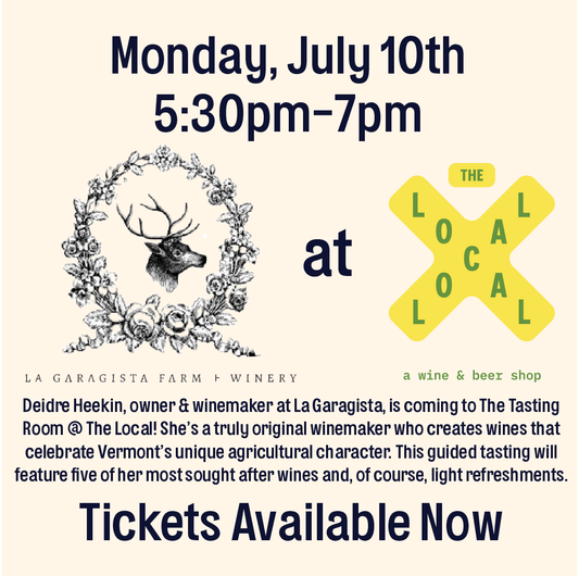 La Garagista x The Local - 5:30pm-7pm - 8/14/23