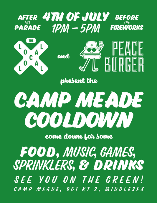 Friday, July 4th - Camp Meade Cooldown- 1pm-5pm