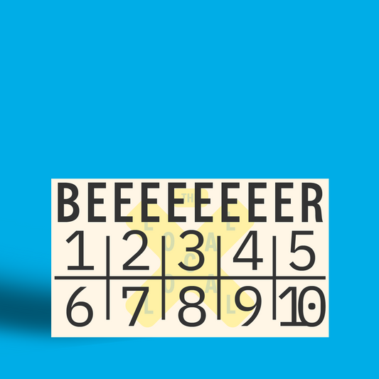 The Punch Card For Beer!