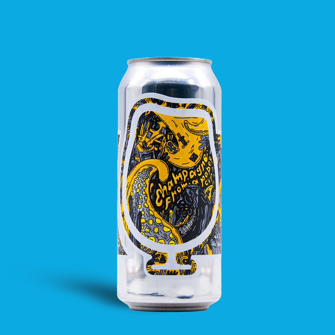 Champagne From A Paper Cup - Foam Brewers