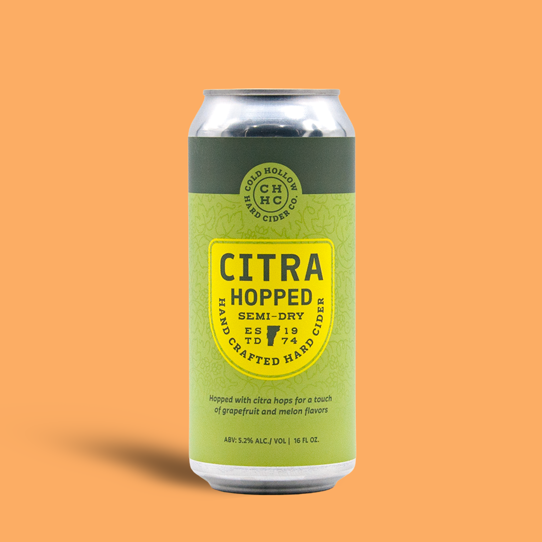 Citra Hopped Hard Cider - Cold Hollow Cider Mill