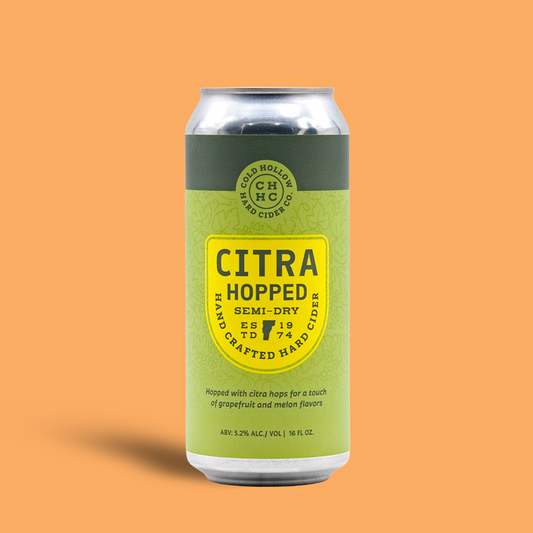 Citra Hopped Hard Cider - Cold Hollow Cider Mill