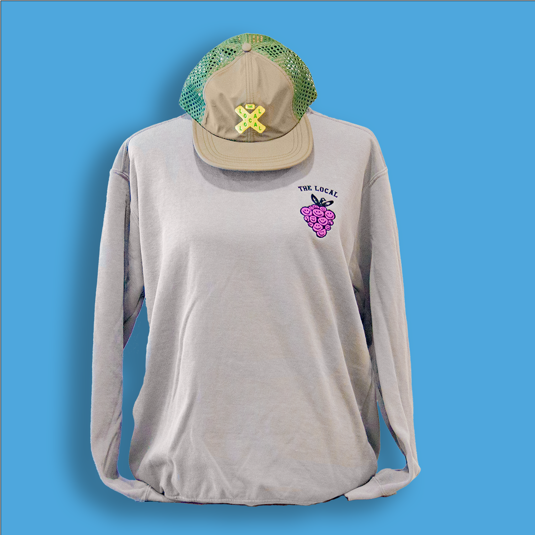 Embroidered Happy Grapes Sweatshirt