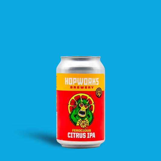 Ferocious Citrus IPA - Hopworks Brewery