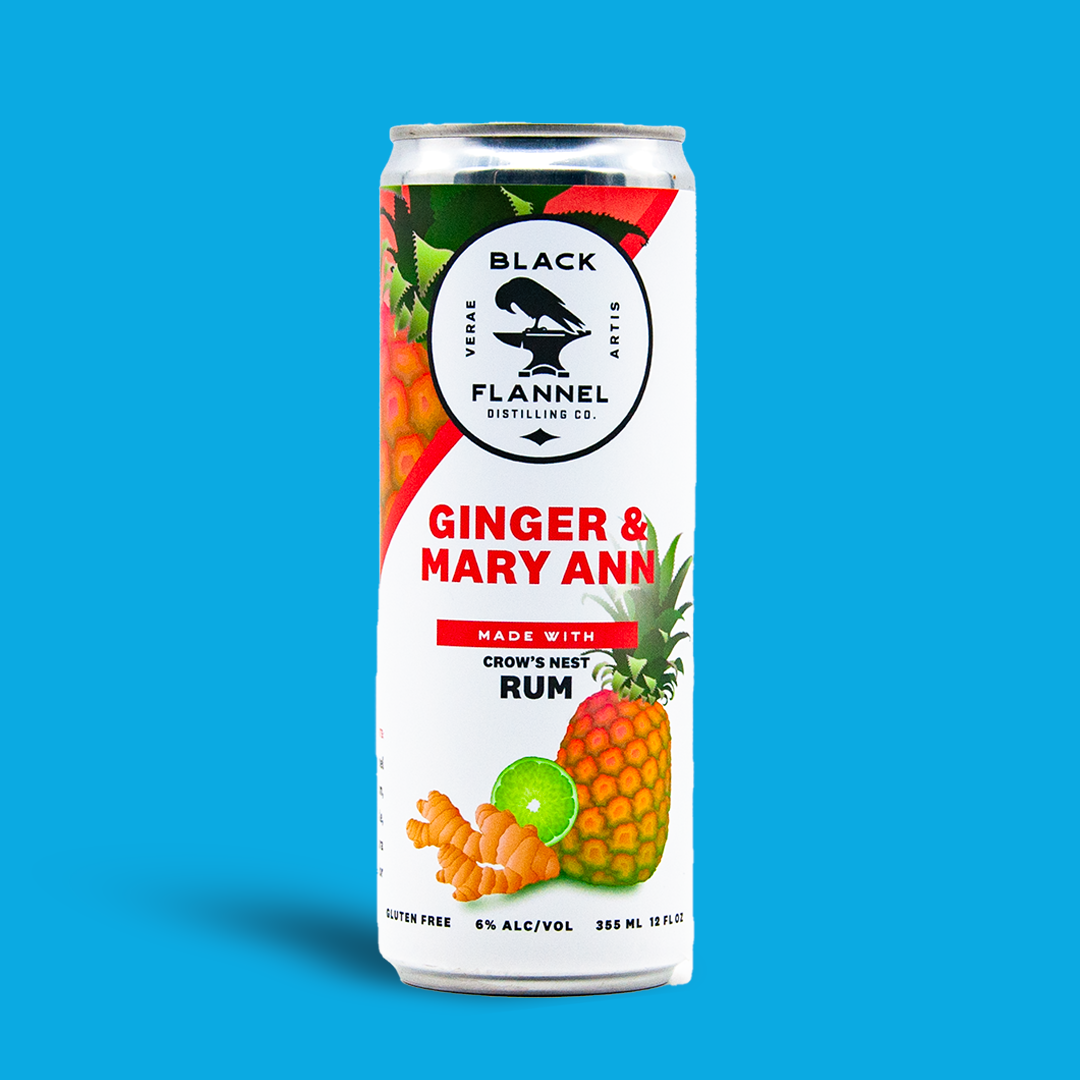 Ginger & Mary Ann Canned Cocktail - Black Flannel Brewing Co.