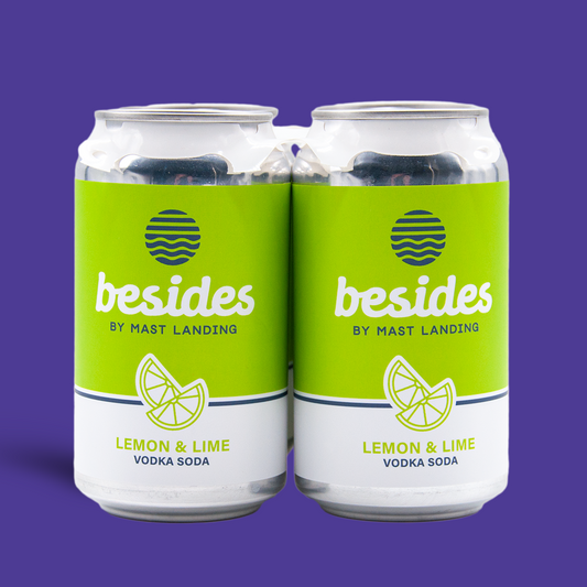 Lemon Lime Vodka Soda - Besides by Mast Landing