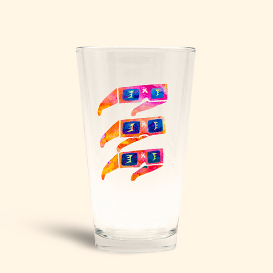 Eclipse Pint Glass - The Local x Mount Holly Beer