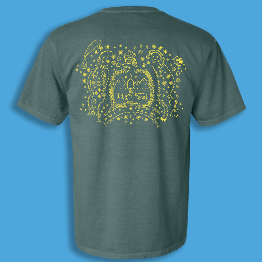 Flood Fundraiser Vermont Flag T-Shirt
