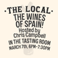 The Wines of Spain: Hosted By Chris Campbell - 6-7:30pm - 3/7/24