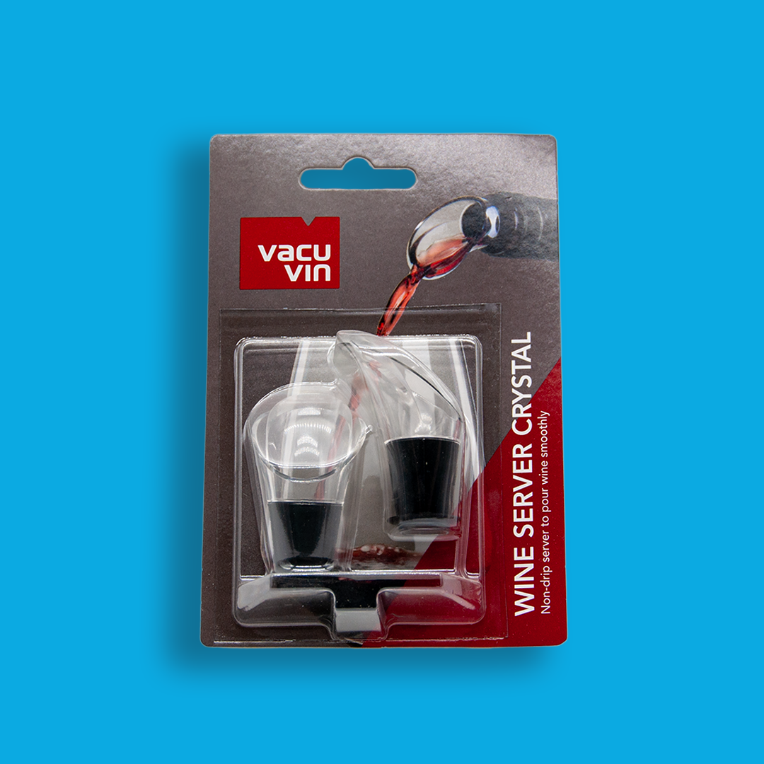 Tappo Versatore Per Vino Vacu Vin - Anti-Goccia, Trasparente | Per Bottiglie Di Vino Standard - Foto 2