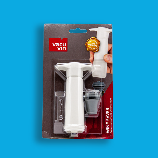 Vacu Vin - Wine Saver Blister White (1 pump, 1 stopper)